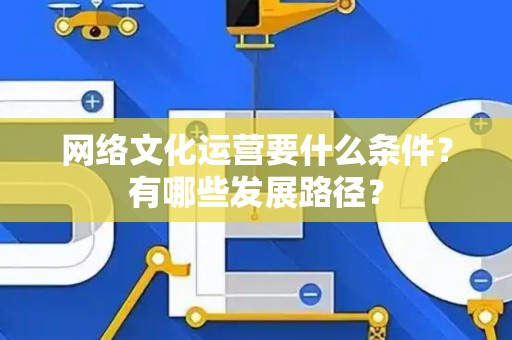 网络文化运营要什么条件？有哪些发展路径？
